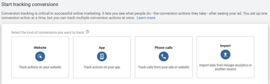 track google ads conversions